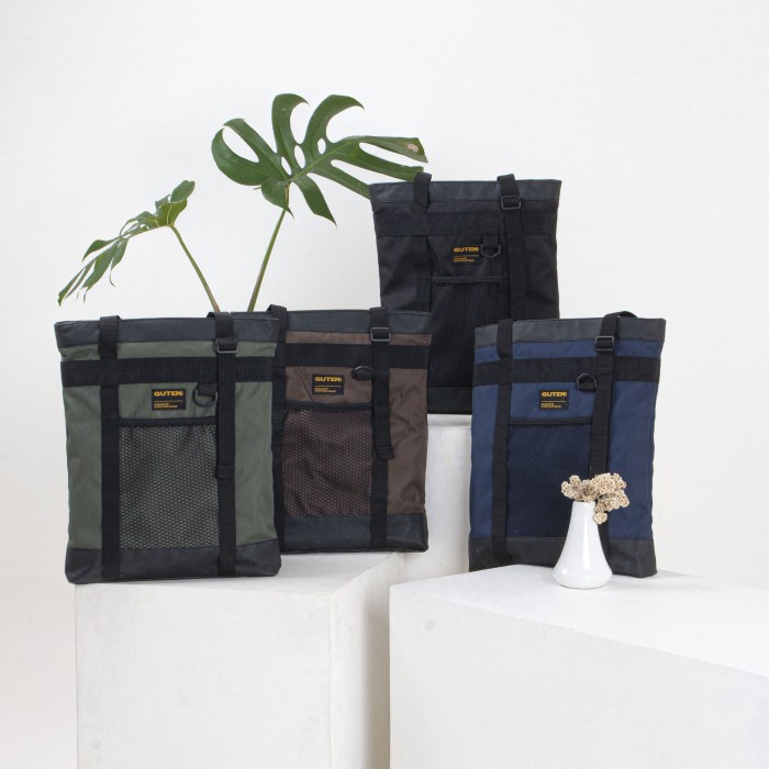 GUTEN INC - TAS TOTEBAG PRIA FION BLACK TOTEBAG