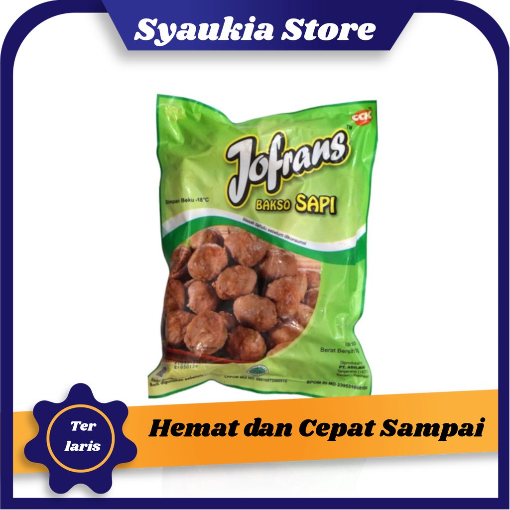 

Jofrans Bakso Sapi 500 Gr Beef Ball