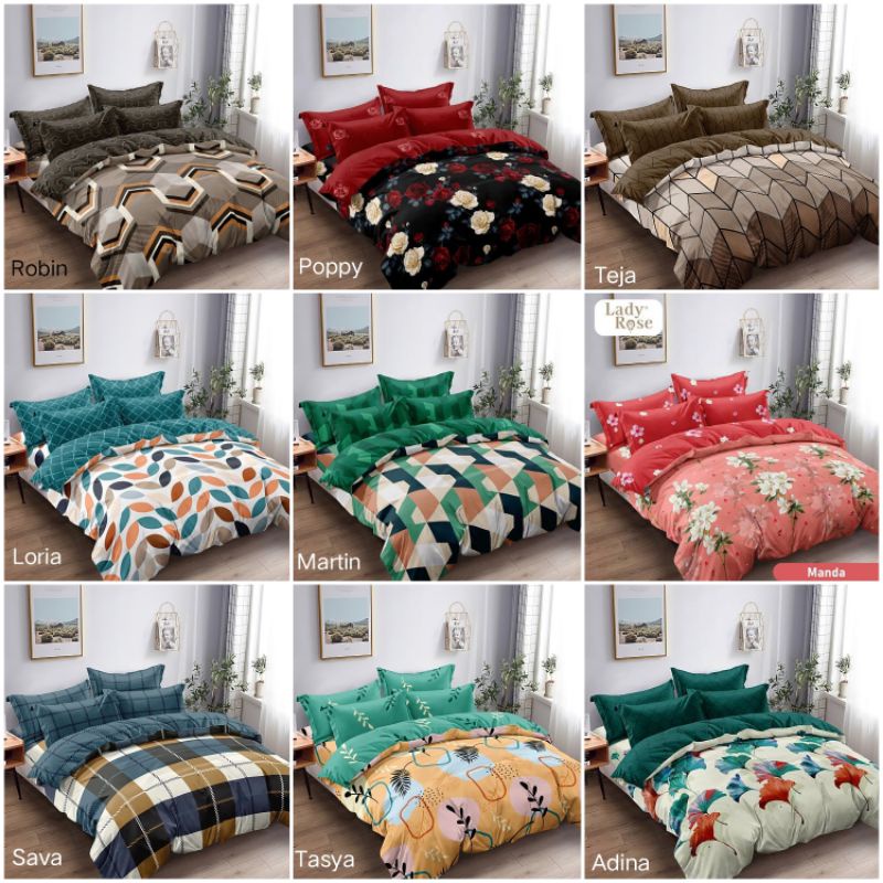 Bedcover Lady Rose RUMBAI ( 180x200 ) King size