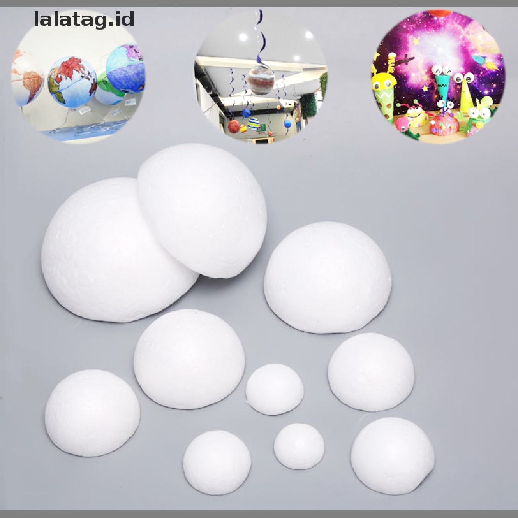 [lalatag] Polystyrene Styrofoam Half Ball Foam DIY Craft Dekorasi Pesta Hajatan [ID]