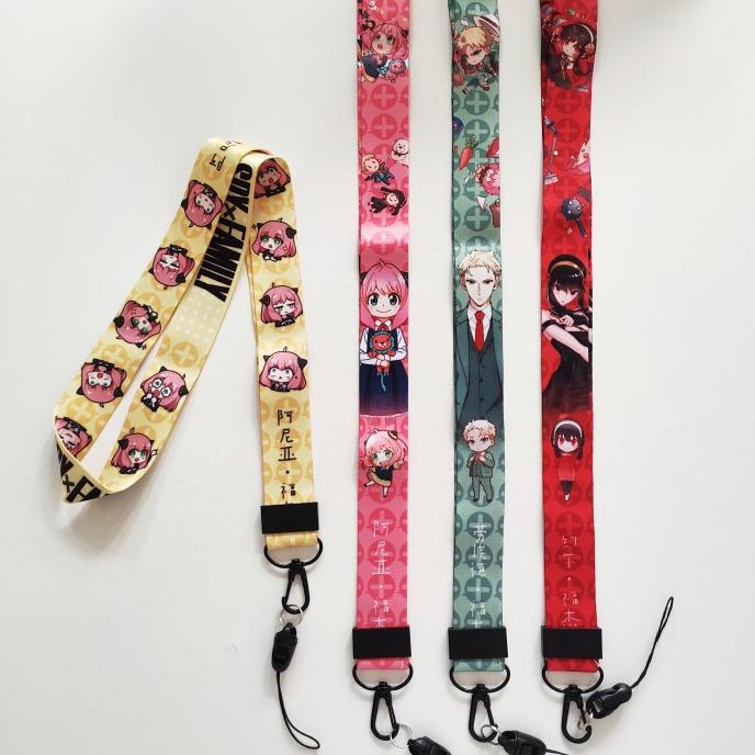 

PROMO Tali Kalung Lanyard Strap Anime Spy x Family Anya Loid Yor Forger