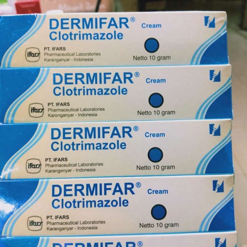 Dermifar obat Cream clotrimazole - 10g