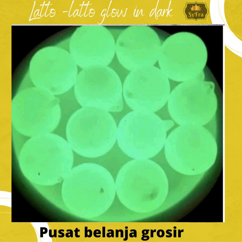 mainan latto latto etek etek glow in the dark menyala d tempat gelap