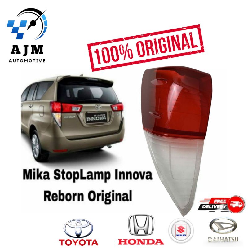 Mika stoplamp lampu belakang INNOVA REBORN ORIGINAL mika kaca stoplamp Innova reborn