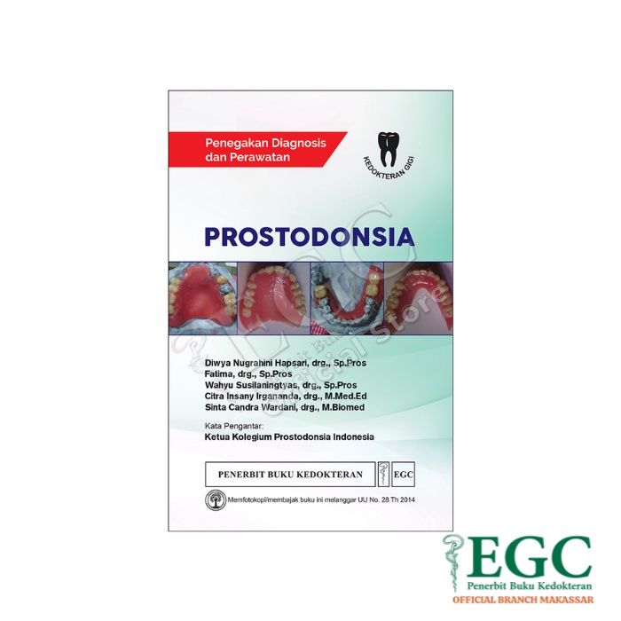 EGC MAKASSAR Prostodonsia Penegakan Diagnosis