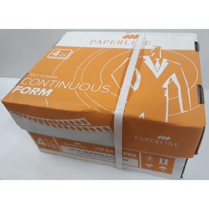 

Continous Form 9.5" x 11" 4 Rangkap ( K4/2 PRS) Bagi 2 Paperline atk
