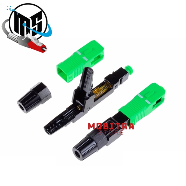 Fiber Optic SC APC Fast Connector | FTTH Fast konektor SC APC Hijau