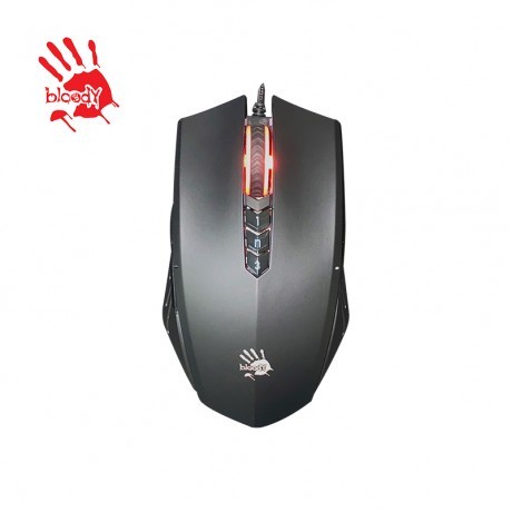 Moga Bloody A70 Black Matte Light Strike Neon Gaming Mouse
