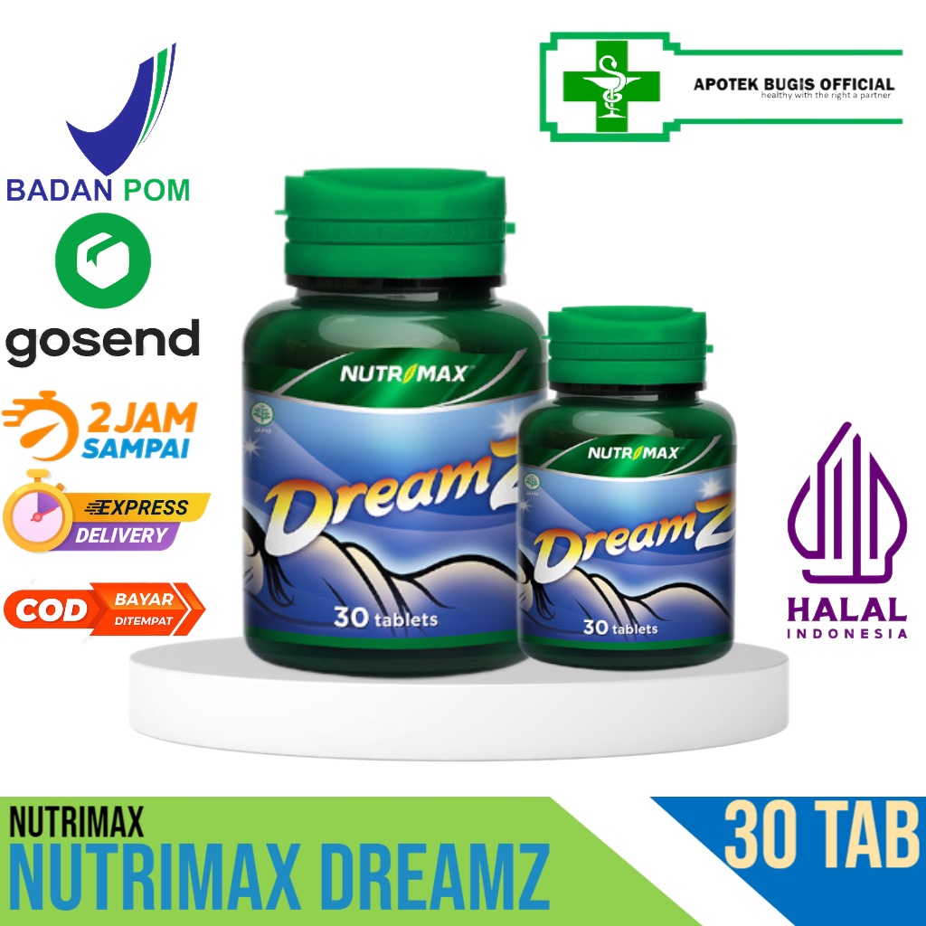 Nutrimax Dreamz 30 Tablet - Membantu gangguan Tidur