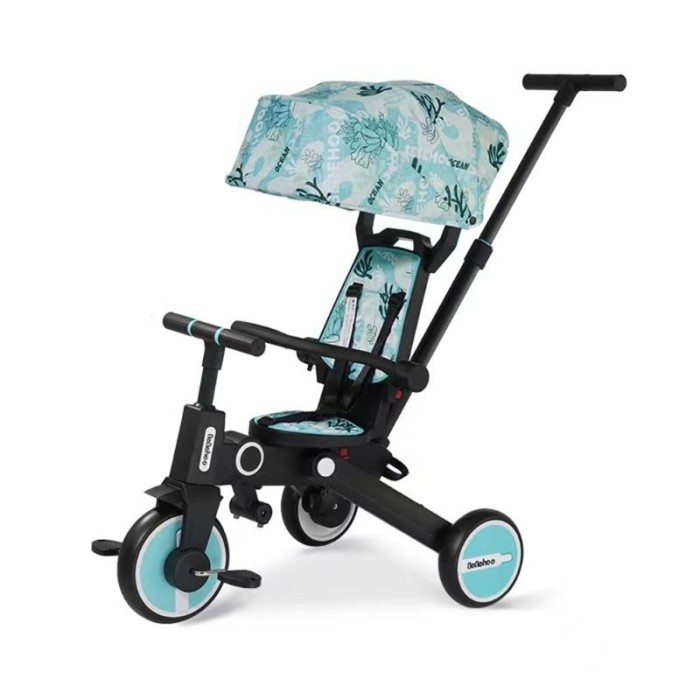 Bebehoo Gen 2 / Gen 2 Pro 7 in 1 Smart Folding Trike / Stroller Sepeda Anak Lipat - Stroller Lipat