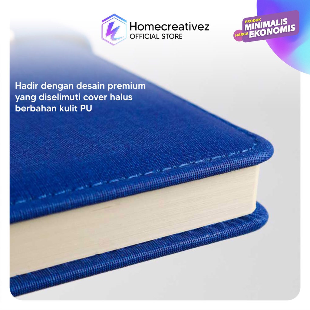 Buku Catatan Kerja Cover Kulit Kertas A5 - Buku Tulis Notebook