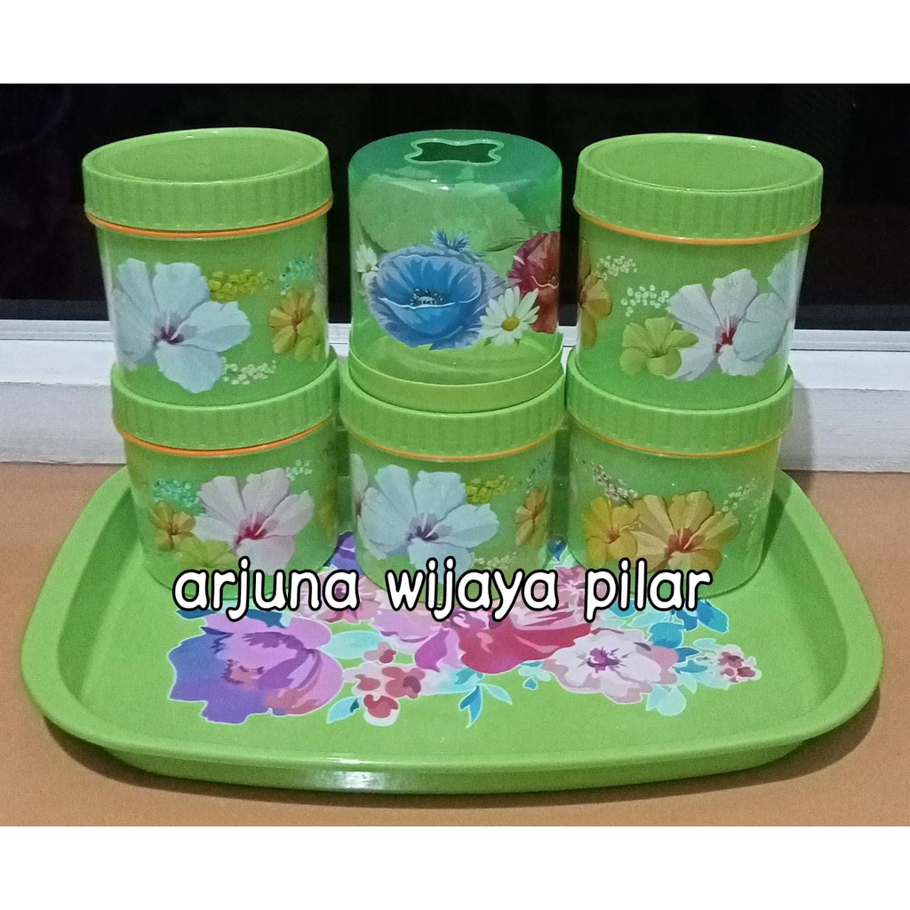 toples lebaran  500 gram+ nampan set 6 topnam tisu calista + bubblewarp