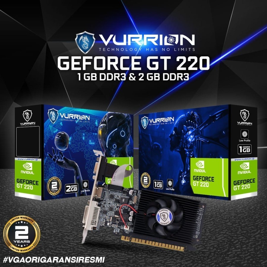 VGA CARD VURRION GT220 1GB DDR3 128BIT