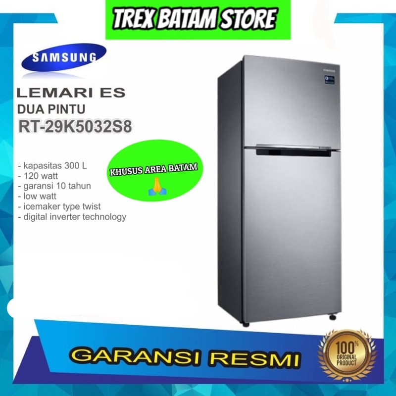 SAMSUNG RT29K5032S8 300L KULKAS 2 PINTU INVERTER (BATAM)