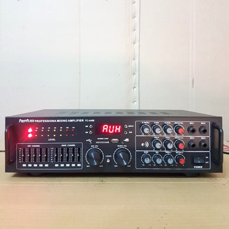 Amplifier Firstclass Audio FC 468  FCA 468  XTRA BASS A468