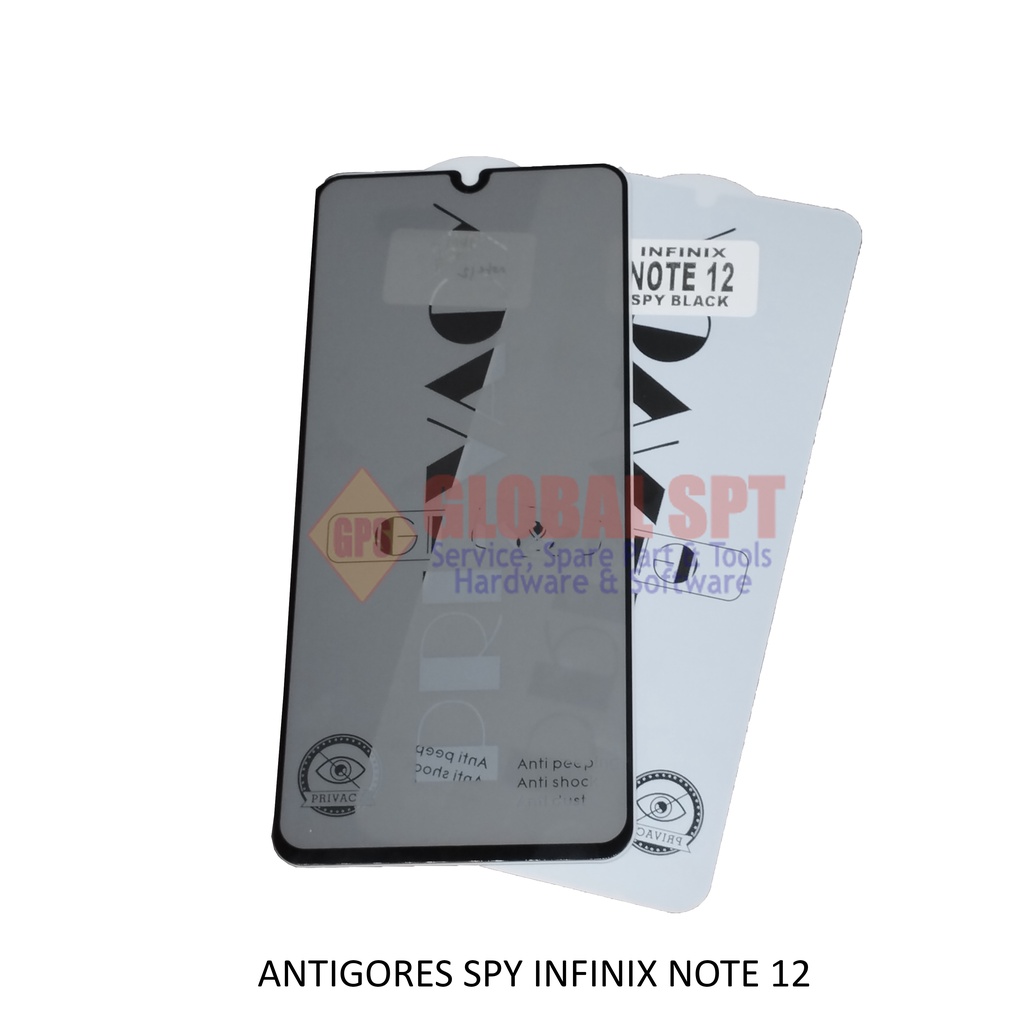 SPY INFINIX NOTE 12 / ANTIGORES / TEMPERED GLASS