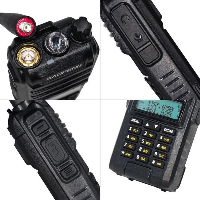 Radio HT Walkie Talkie Pofung A58 S BF A58S Triple Band Power 8 Watt