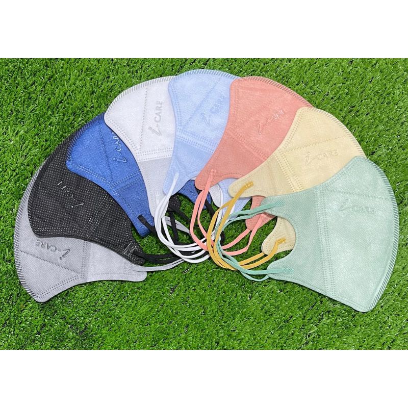 Masker Duckbill iCare 4 Ply Mix Warna Isi 50 Pcs