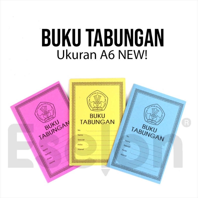 

Buku Tabungan ukuran A6