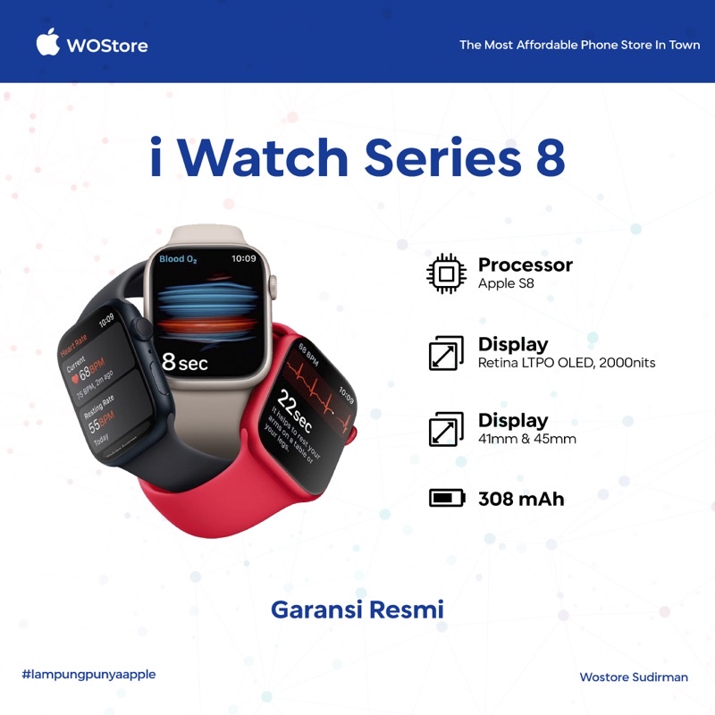 Apple Watch Series 8 41mm &amp; 45mm NEW