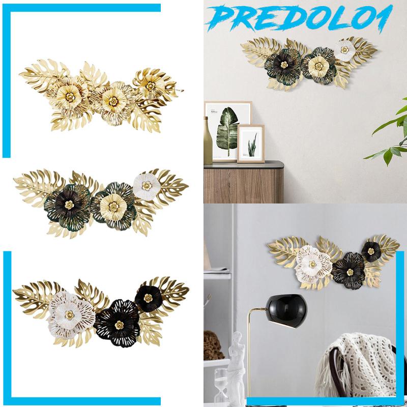 [Predolo1] Hiasan Dinding Bahan Metal Gaya Nordic Mewah Untuk Hadiah Hotel Ornamen Rumah