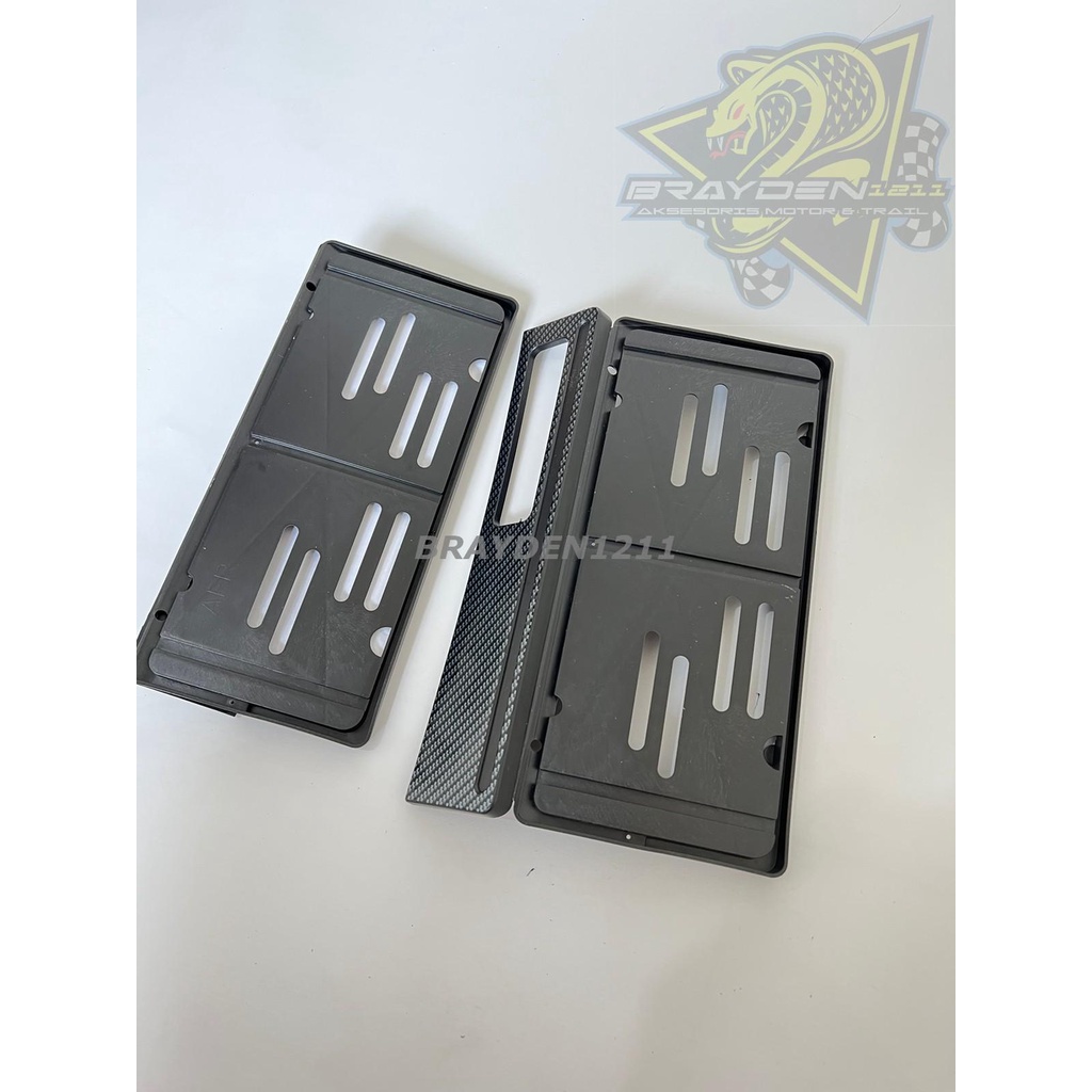 Cover plat nomor carbon / tempat plat nomor motor