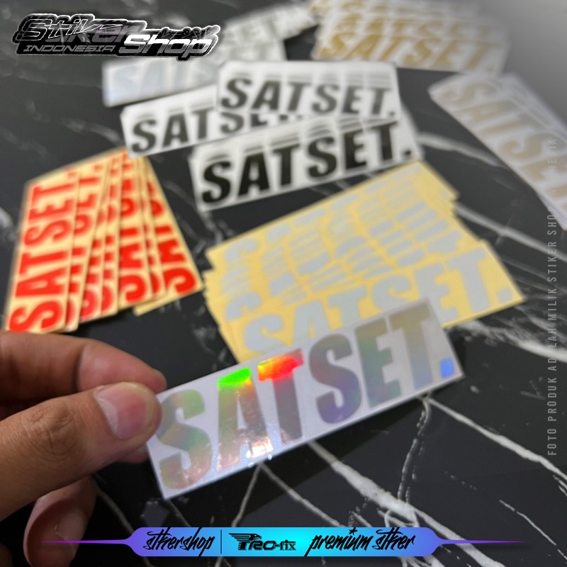 

STICKER SATSET CUTTING