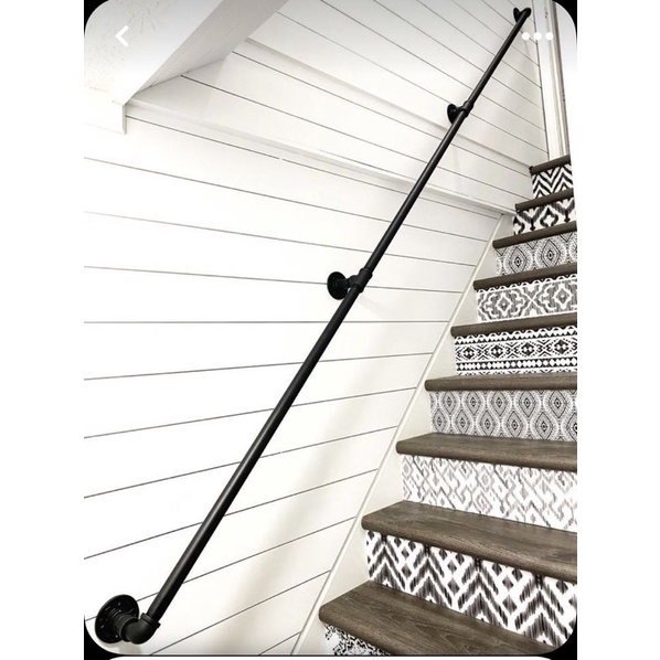 Pegangan Tangga Besi Galvanis Anti Karat Industrial JunDW