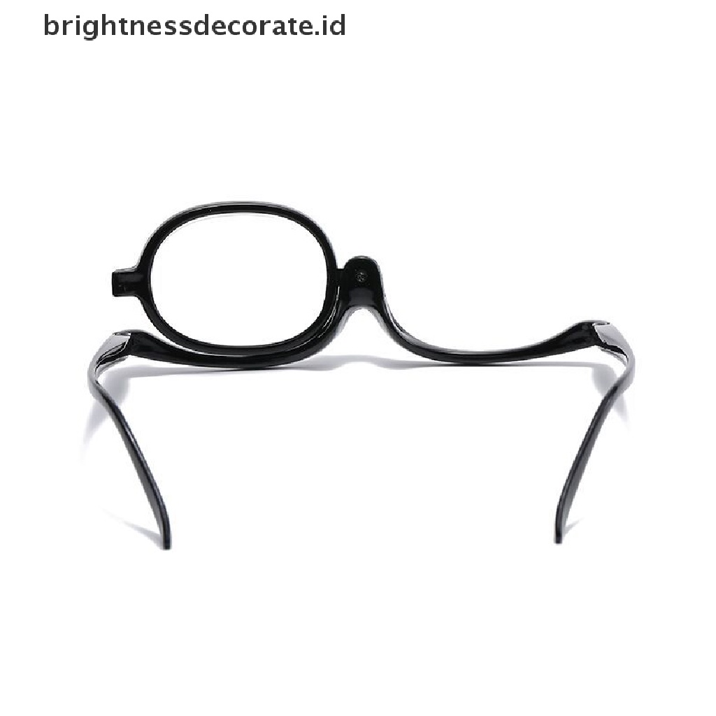 [Birth] Kacamata Baca Makeup Pembesar Flip Down Cosmetic Readers Lipat Rotag Monocle Glasses Presbyopia Glasses Magnifier [ID]