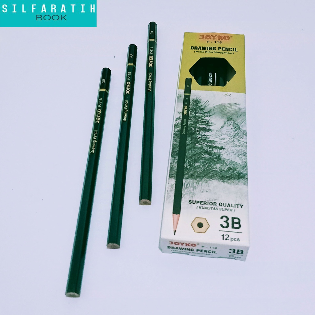 

PENSIIL JOYKO 3B/DRAWING PENSIL PENSIL MENGGAMBAR JOYKO P-118