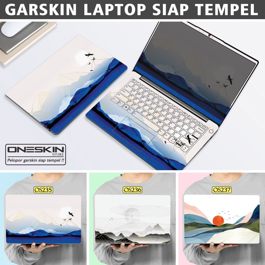 Garskin Sticker Laptop Protector Macbook Full Body Bottom Bezel Palmrest Skin Panoramic Art
