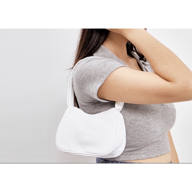 Tas Shoulder Bag Wanita Nilon Nylon Underarm Bag