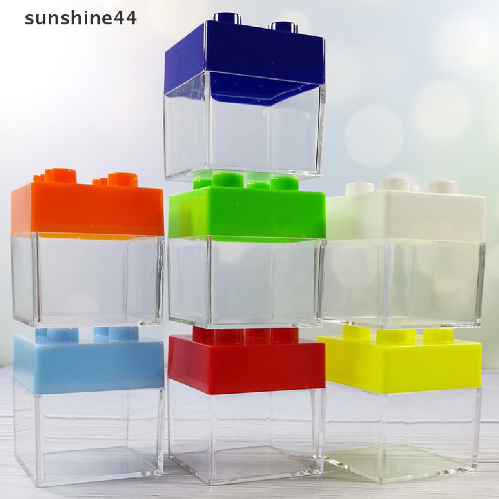 Sunshine 6Pcs Kotak Permen Bahan Plastik Bening Untuk Permen Case Nikmat Pesta Ulang Tahun Pernikahan.