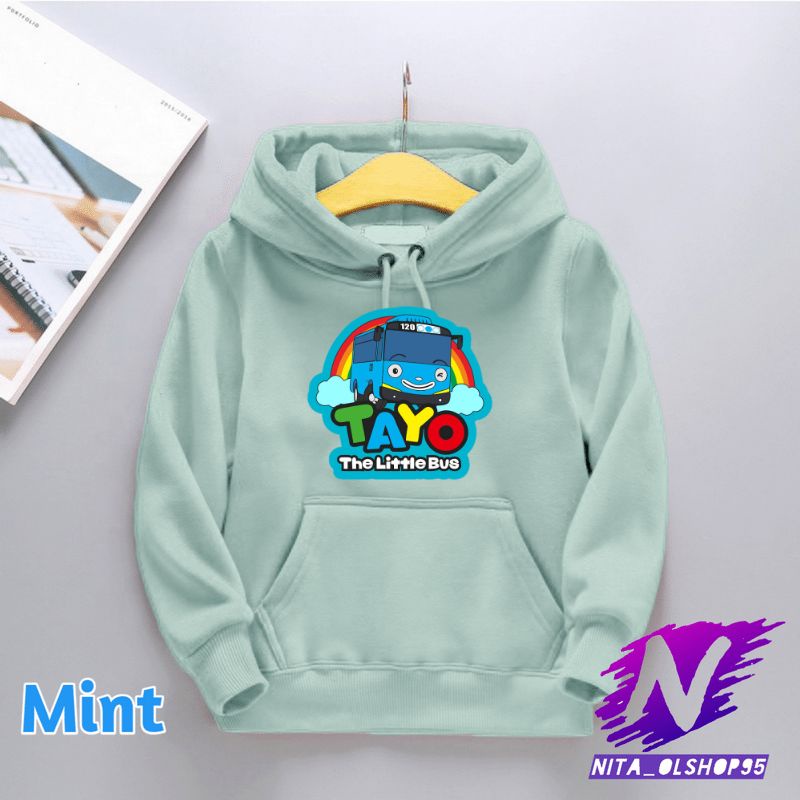 hoodie anak toyo the little bus hoodie tayo bus