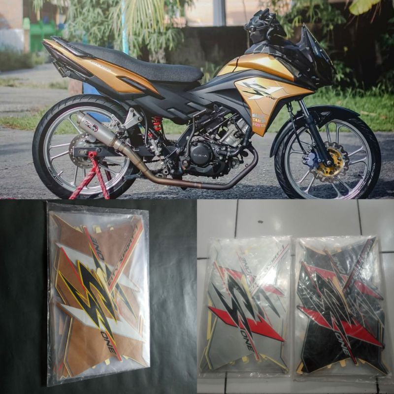 Striping honda cs1 gold stiker cs1 150 sticker standar ori cs1 full body