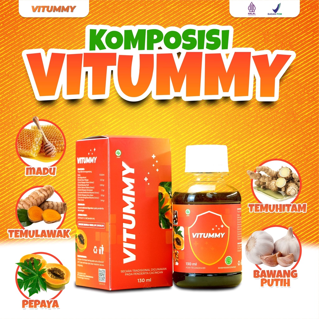 Vitummy -  Madu Paket 5 Botol 130ml