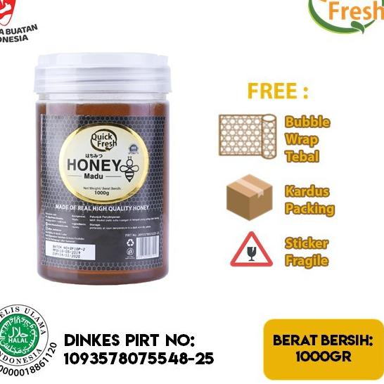 

Diskon⭐Madu Murni Asli Quick Fresh Honey 1kg (Bucket Plastik)