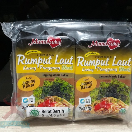 

MAMASUKA RUMPUT LAUT JAGUNG BAKAR 2 x 4.5 GRAM