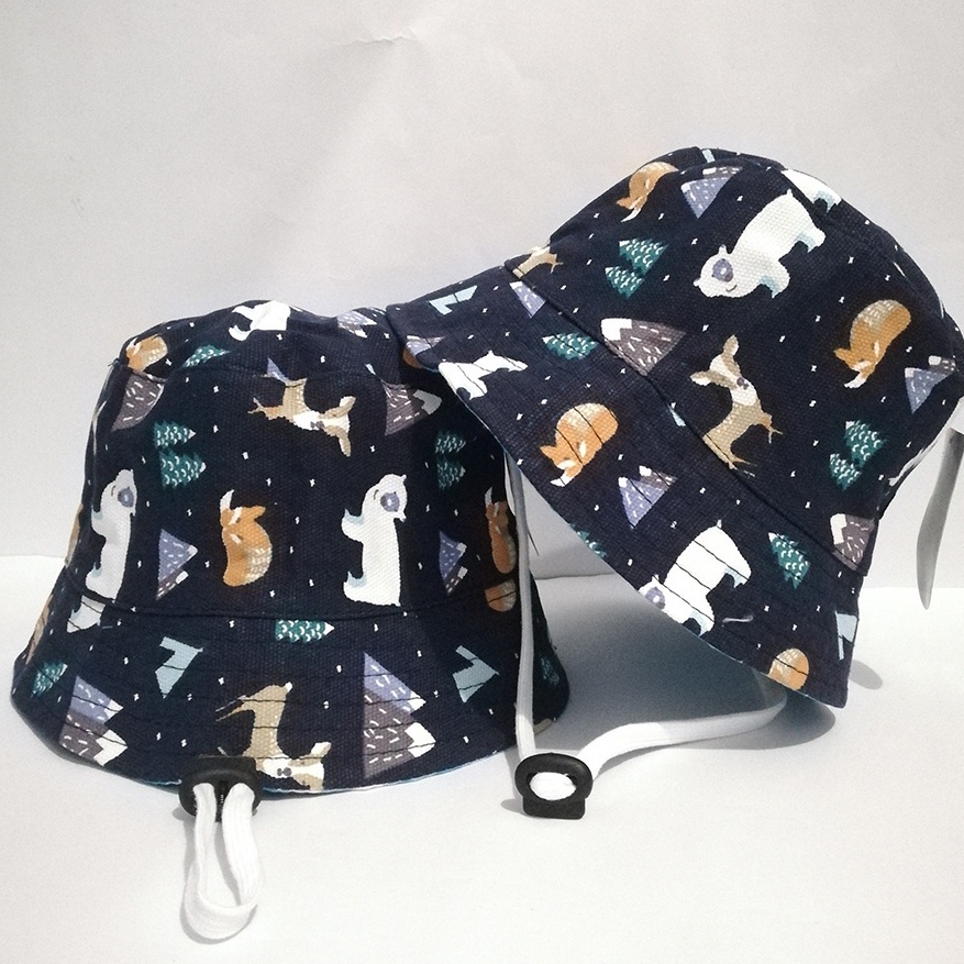 LITTLEFOOT BUCKET HAT ANAK FULL PRINT / TOPI ANAK FULL MOTIF