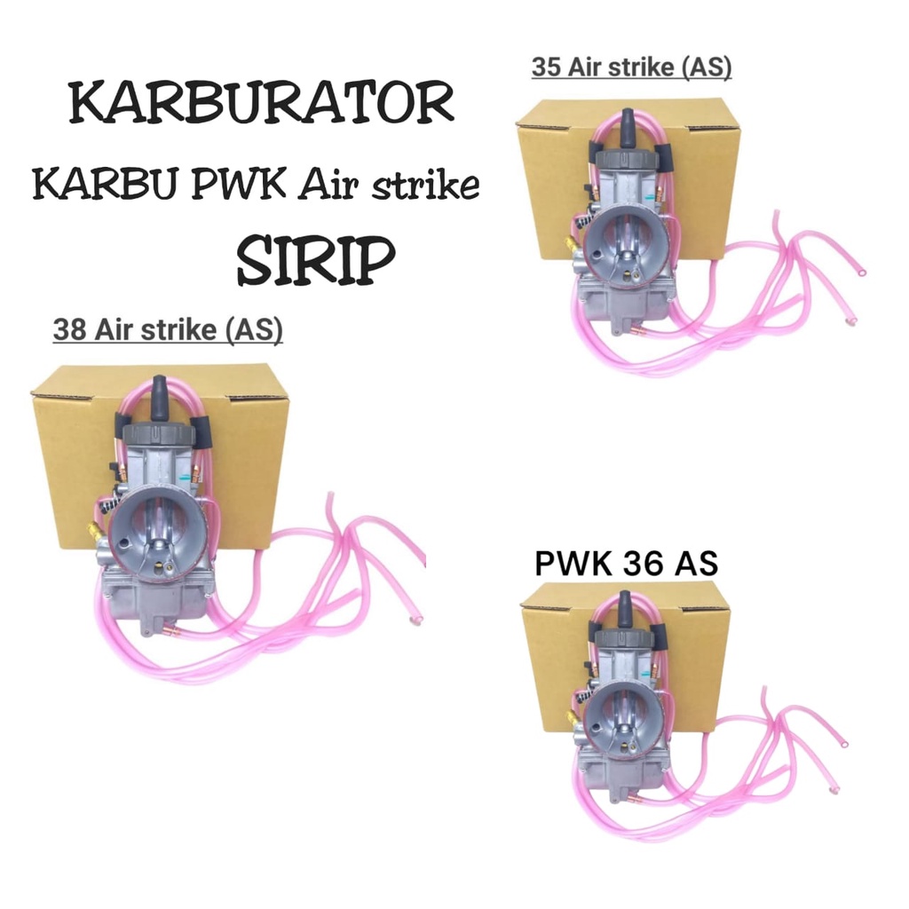 KARBULATOR CARBU PWK AIR STRIKE KEIHIN ORIGINAL SIRIP 34-35-36-38 KARBU AIR STRIKE KEIHIN