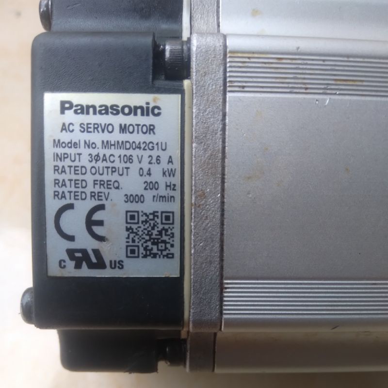 Ac Servo Panasonic Gear Worm MHMD042G1U 0.4Kw 2.6A