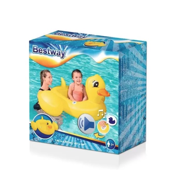 Pelampung Ban Renang Floaties Bebek Gajah Bunyi Fun Speaker BESTWAY 34151 - pelampung renang tunggan