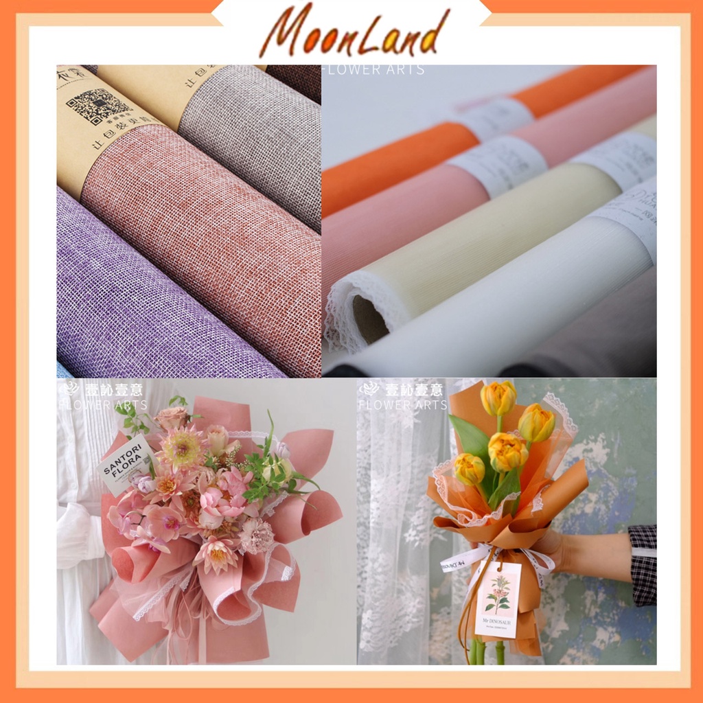 MoonLand kertas bunga flower wrapping KB6277