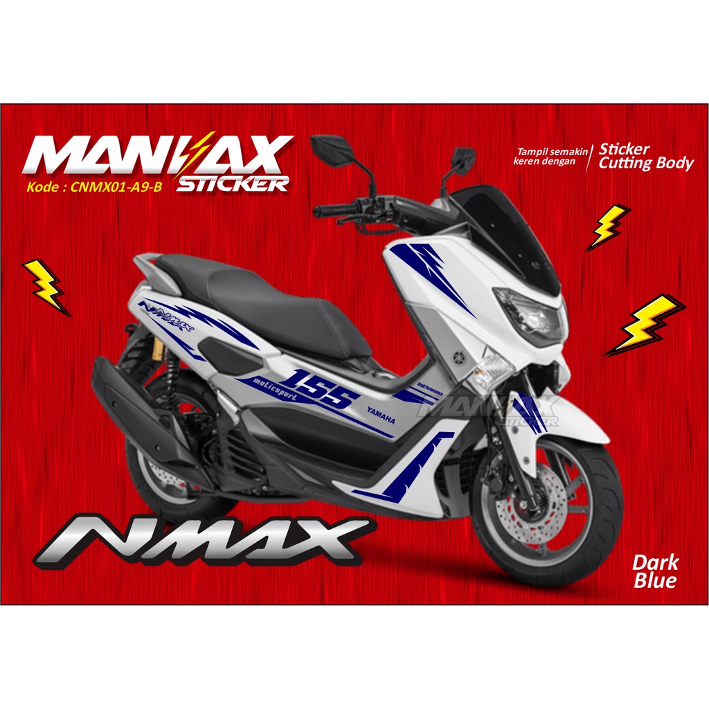 (TERBARU) CUTTING STIKER NMAX 2017 2018 VARIASI / STRIPING CUTTING NMAX LAMA / STIKER CUTTING NMAX O