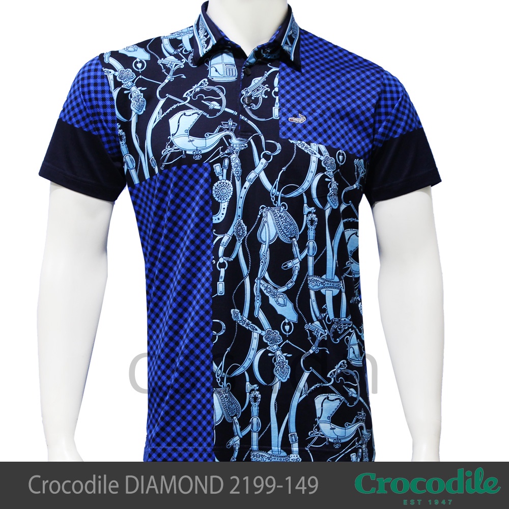 Kaos Kerah Kemeja Pria Crocodile Diamond 2199-149