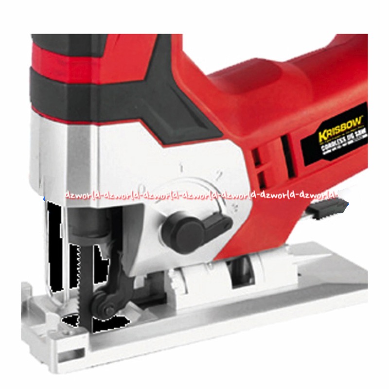 Krisbow Jigsaw Machine Cordless 18v Alat Mesin Gergaji Portable Tanpa Kabel Mesin Pemotong Kayu Bahan Bangunan Kris Bow Jig Saw Saws Cord Less Warna Merah Red