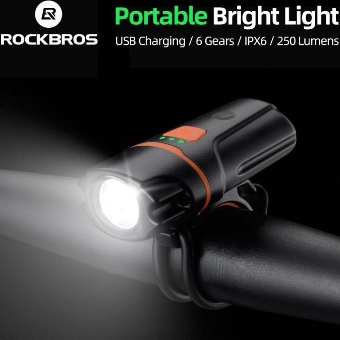 Lampu Sepeda Road Bike USB Rechargeable 2000mAh 300 Lumens MTB Seli bagus-murah99 Murah