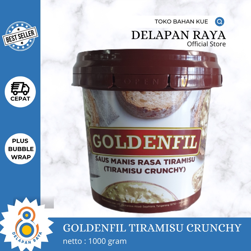 

GOLDENFIL SELAI TIRAMISU CRUNCHY 1KG - 8Raya