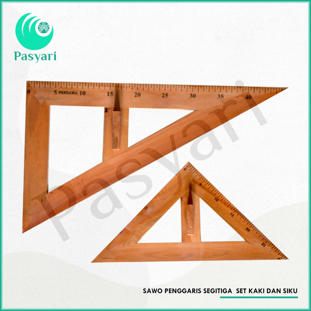

SAWO Penggaris SEGITIGA set kaki dan siku