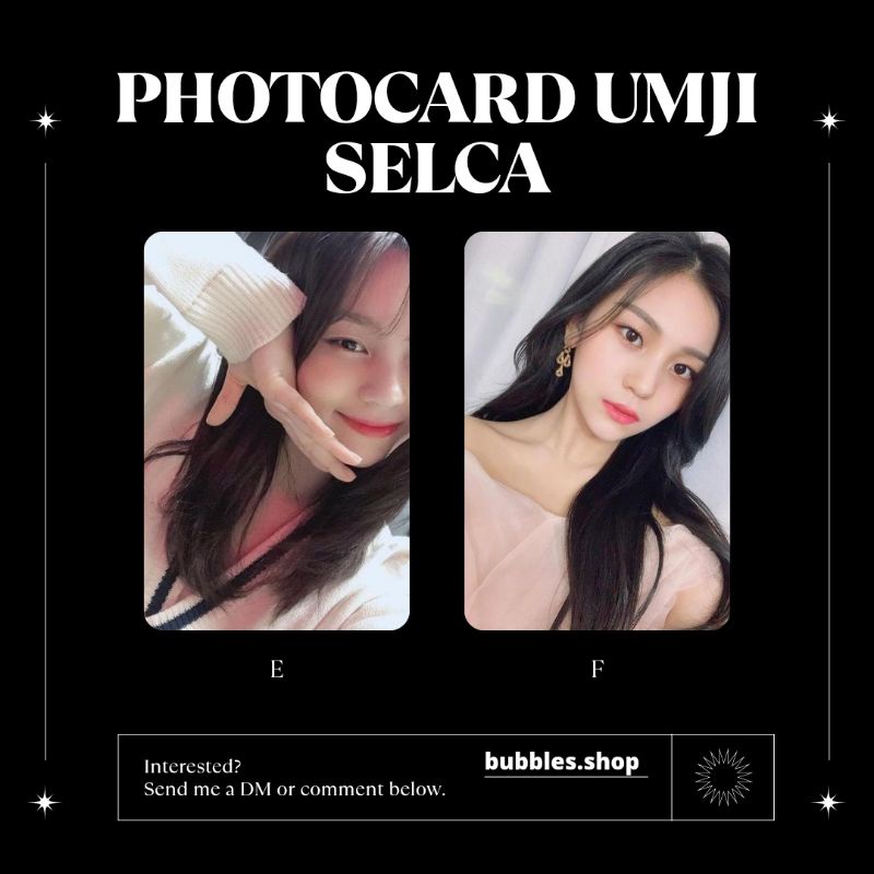 PHOTOCARD UNOFFICIAL UMJI G-FRIEND SELCA